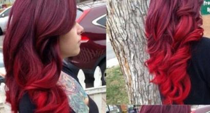 लाल बाल: एक उग्र स्वभाव के साथ केशविन्यास